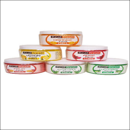 ऑरेंज लेमन रोज फ्रूट एलोवेरा ककड़ी फेशियल जेल सामग्री: खनिज