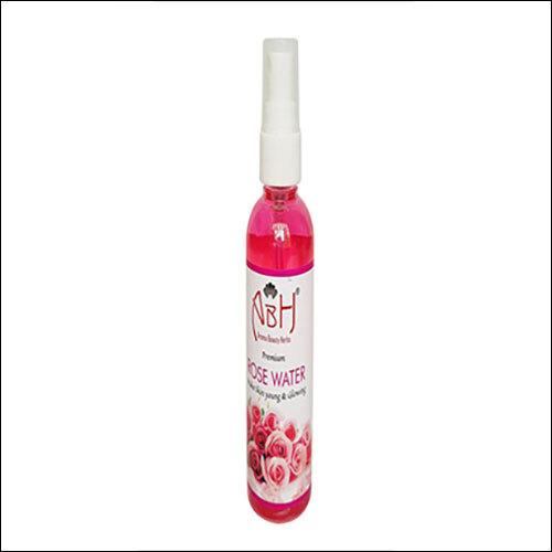 100 And RW 02 500 Rose Water - Liquid Form, Pink Color | Distilled From Rosa Damascena Petals, Suitable for All Skin Types, Versatile Uses