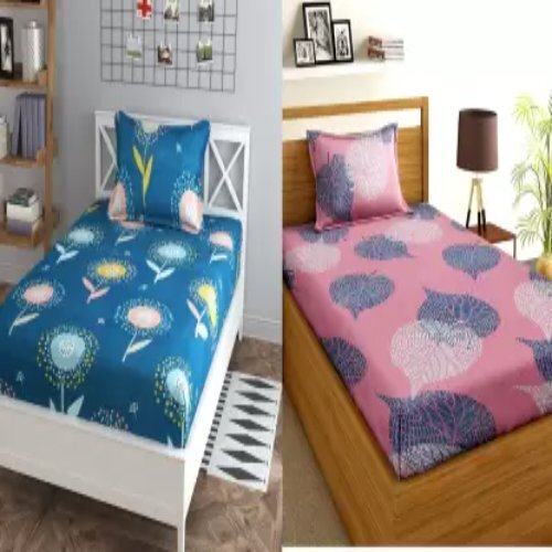 P.Rtrend 190 Tc कॉटन सिंगल प्रिंटेड बेडशीट एप्लीकेशन: होम