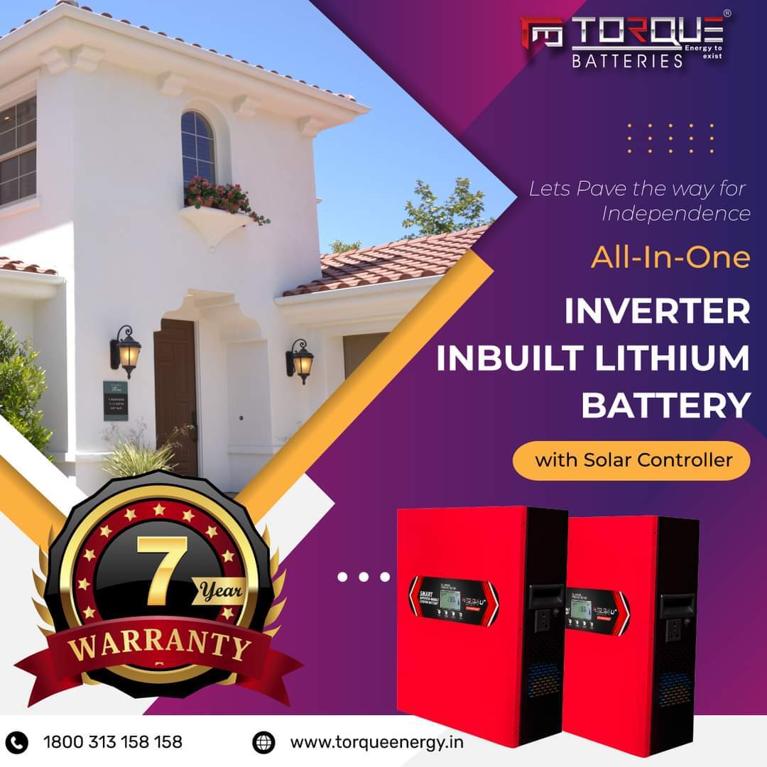 Smart Inverter-inbuilt Lithium Battery (Wall Mounted Inverter Battery)