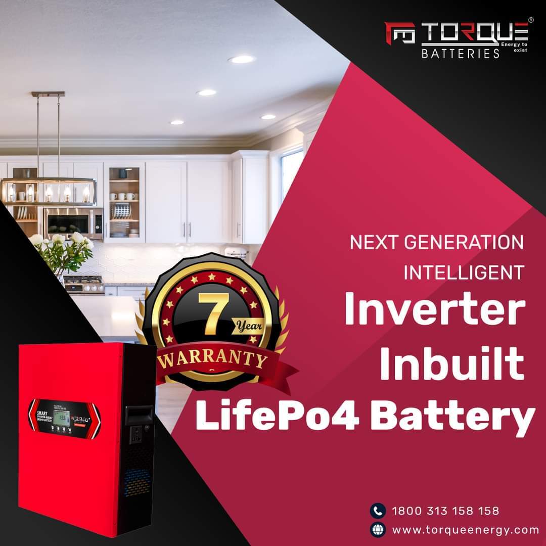Smart Inverter-inbuilt Lithium Battery (Wall Mounted Inverter Battery)