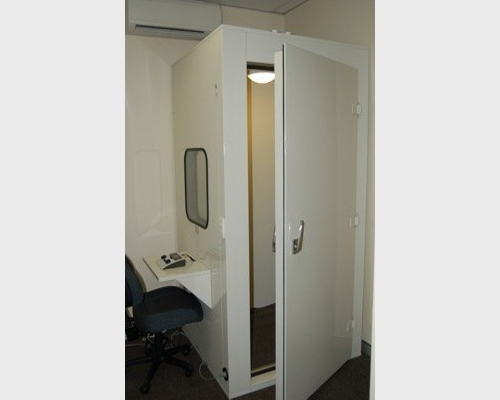 Wood Audiometric Testing Booth