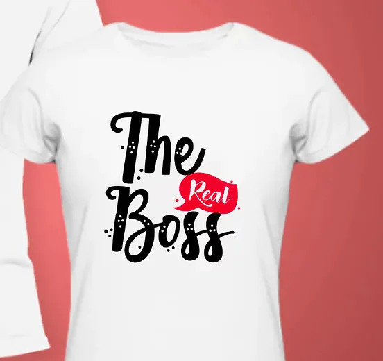 Trendy Couples Tshirts - Cotton Blend, Men-l & Women-s, White Color, Half Sleeve, Round Neck | Modern, Washable, Printed Design