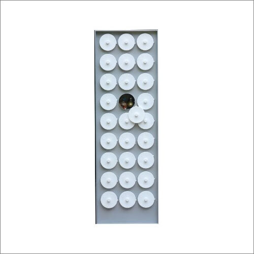 27 Hole Dialyser Blood Tubing Storage Rack - Durable Plastic, Disposable Design | Ideal for Commercial Medicine Storage