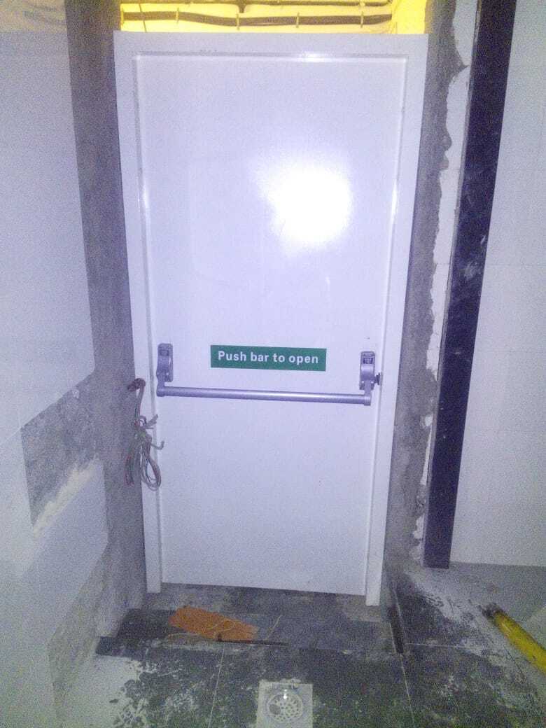 Fire Safety Door - Color: White