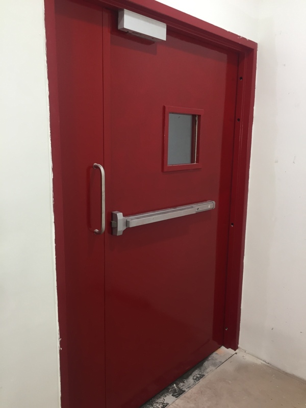 Fire Safety Door - Color: White