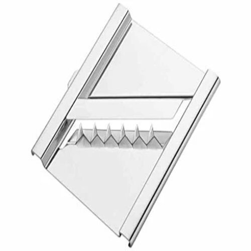 Chips Chopper Cutter - Stainless Steel Blades, 36x480x2 Cm, Silver | User-friendly Design, Large-capacity Container, Four Interchangeable Inserts