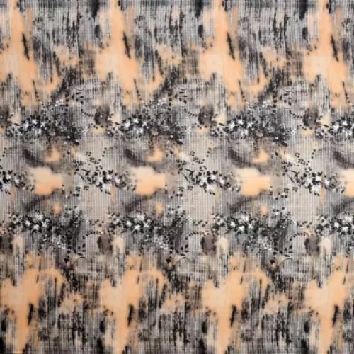Polycotton Double Printed Bedsheet - 220 Tc Microfiber, Beige Color | Lightweight, Stylish Design, Great For All Seasons, Easy To Wash