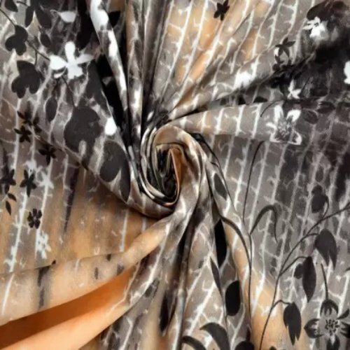 Polycotton Double Printed Bedsheet - 220 Tc Microfiber, Beige Color | Lightweight, Stylish Design, Great For All Seasons, Easy To Wash