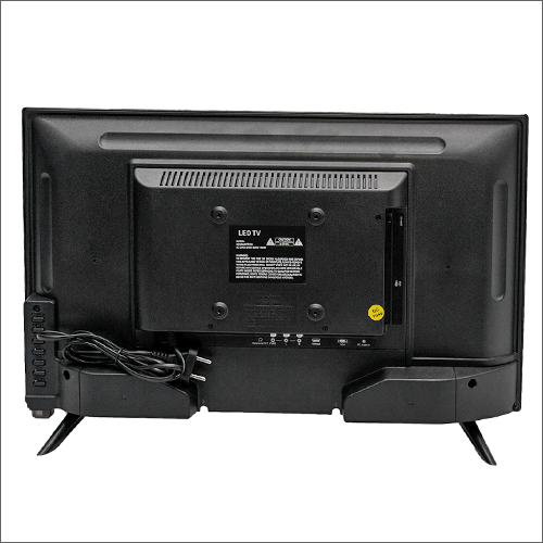 32 Inch Led Tv - Metal And Glass Build | Black Color, Warranty Included, Wide Screen Support
