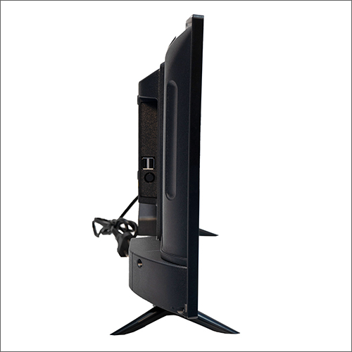 32 Inch Led Tv - Metal And Glass Build | Black Color, Warranty Included, Wide Screen Support
