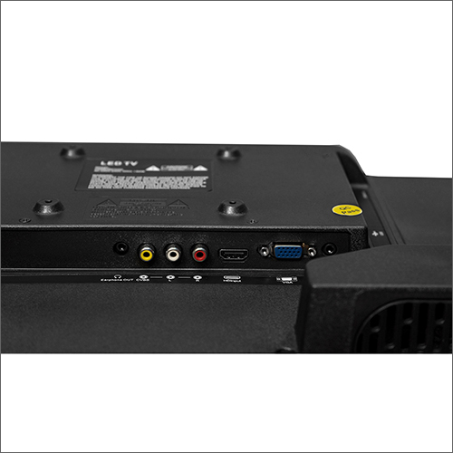24 Inch Led Tv - Metal And Glass Build, Black Color | Wide Screen Support Not Available