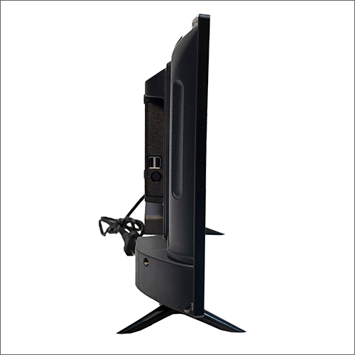 24 Inch Led Tv - Metal And Glass Build, Black Color | Wide Screen Support Not Available