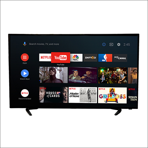 32 Inch Smart Led Tv - Metal And Glass Build, Black Finish | Warranty Included, Wide Screen Support