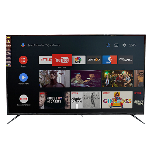 50 Inch Smart Frameless 4k Led Tv - Color: Black