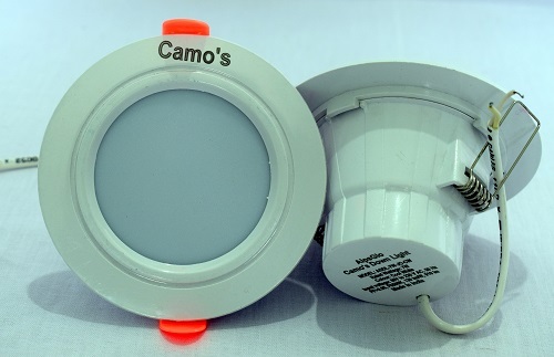 Alpsglo Camos Led Downlights - Pc Material, Small Size 105x57x50mm, White Color 6500k | High Power Factor >0.90, Indoor Use
