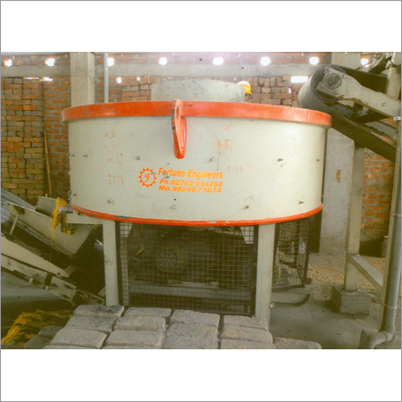 Pan Mixer - Steel, 1500 x 1500 x 1200 mm | 1000 Liters Capacity, 5 HP Motor Power, 30 RPM Rotation Speed, Low Power Consumption, High Operational Fluency
