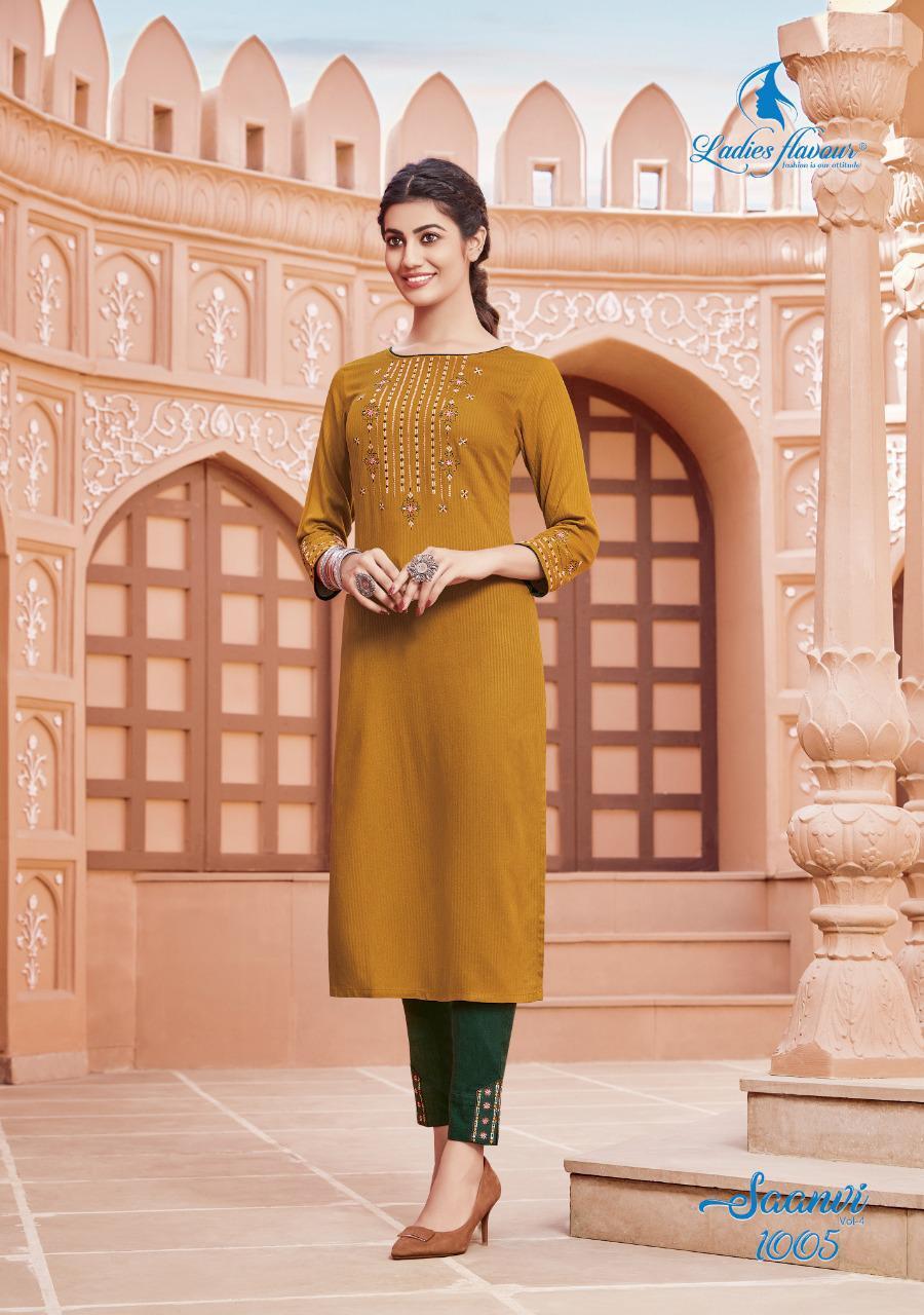 Ladies Designer Kurti - Pure Viscose Rayon Dobby With Heavy Sequence Embroidery Work, Available In Sizes S To 4xl With 3/4 Sleeve Style, Casual Ethnic Wear