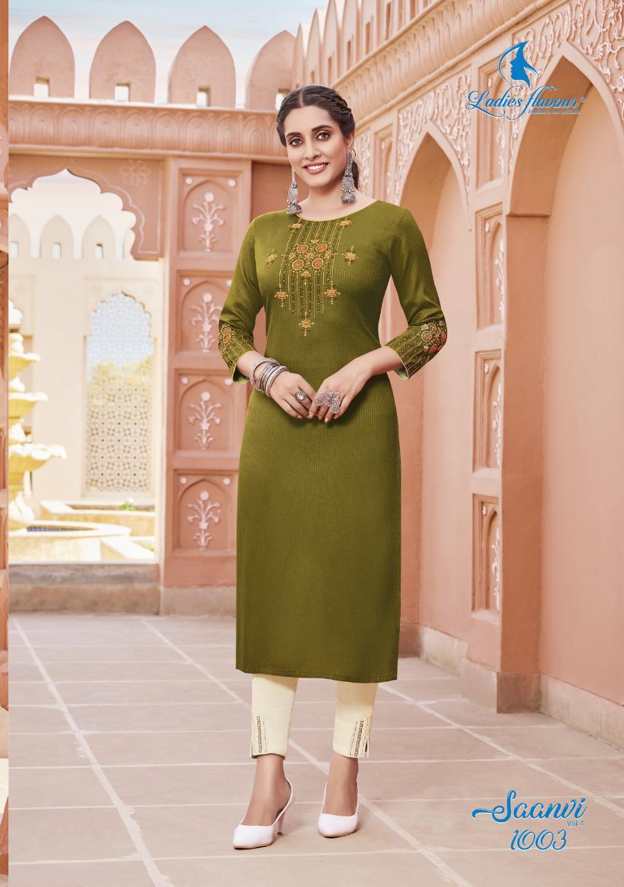 Ladies Designer Kurti - Pure Viscose Rayon Dobby With Heavy Sequence Embroidery Work, Available In Sizes S To 4xl With 3/4 Sleeve Style, Casual Ethnic Wear