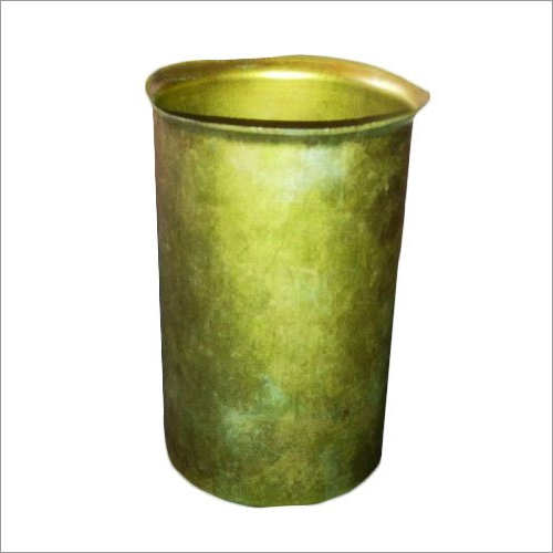 Deep Drawn Filter Housing - Brass, 100-150mm Height, Golden-Yellow | Customized for Industrial Applications