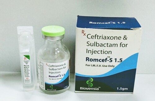 Ceftriaxone 1000Mg Sulbactum 500Mg Injection