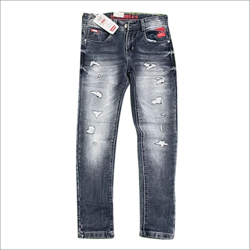 Washable Mens Ruffled Jeans