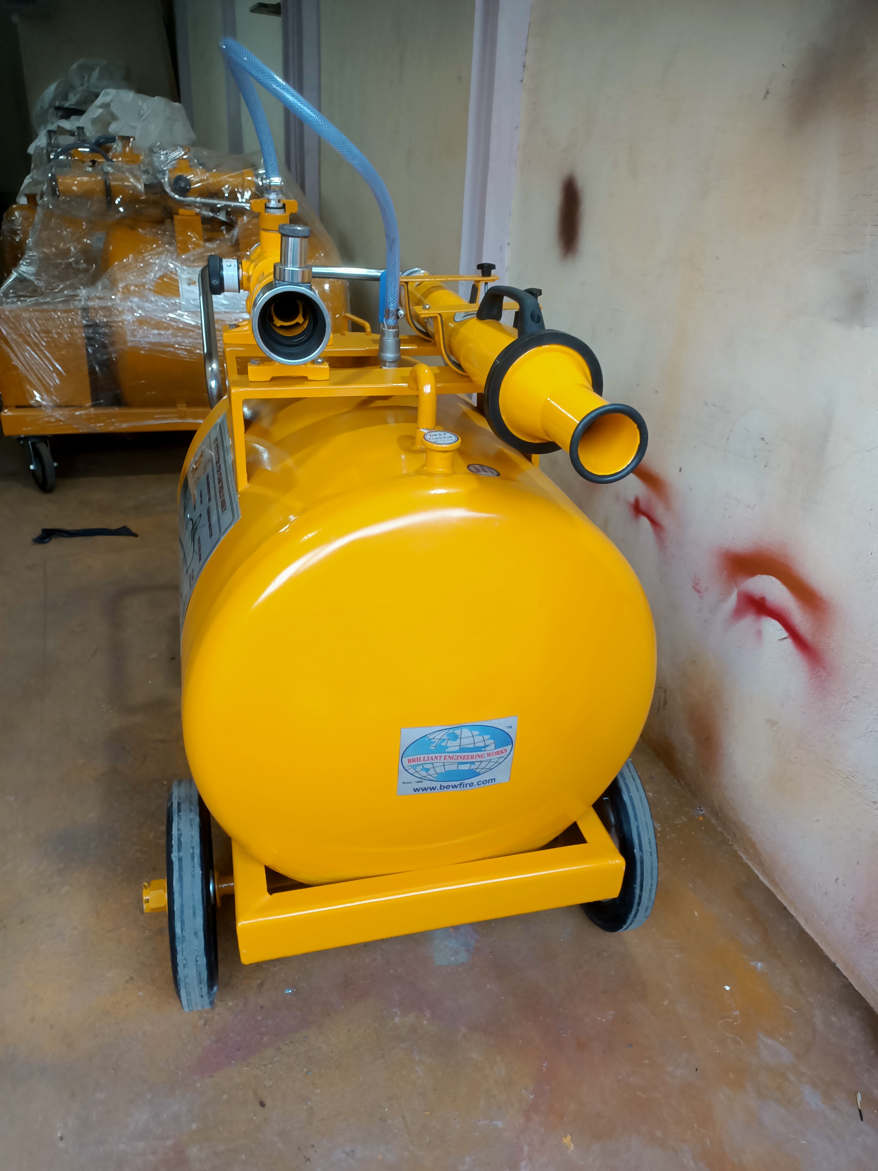 10x Foam Making Branch Pipe - Brass, 400-600 Grams, Yellow Color | Fire-fighting Application, 1-year Warranty, Weather Resistant, Lightweight, Easy To Install