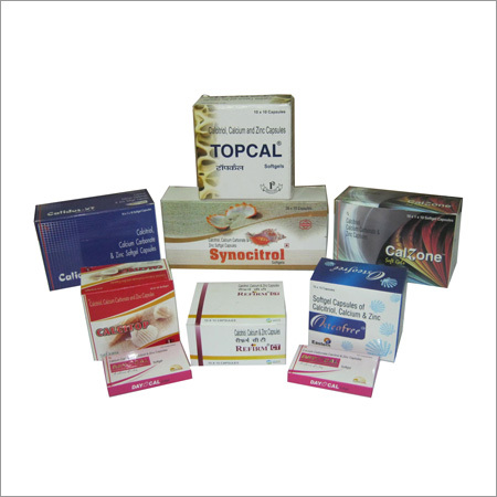 सॉफ्ट जेल में कैल्शियम के साथ कैल्सीट्रॉल