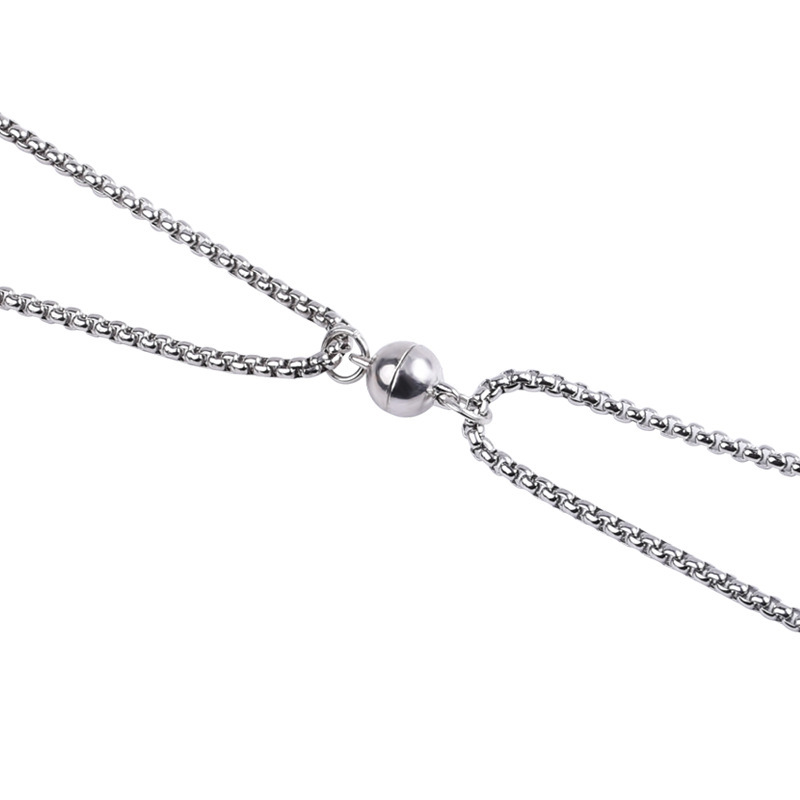 2 Pcs Trending Magnetic Ball Valentines Day Romantic Love Pendant Locket Gender: Unisex