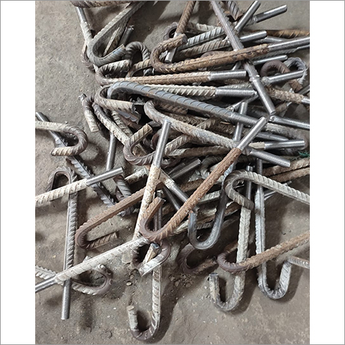 Ms Foundation Bolt - Mild Steel, Various Sizes Available | Polished Finish, Industrial Grade For Diverse Applications