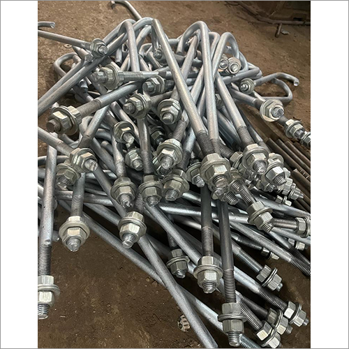Ms Foundation Bolt - Mild Steel, Various Sizes Available | Polished Finish, Industrial Grade For Diverse Applications