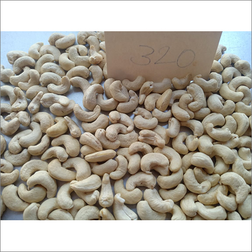 320 Organic Cashew - Organic Dried Cashews, White Color, Raw Style