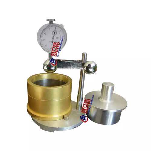Soil Contracting Test Apparatus - Brass & Steel, 150x100x50 mm, 0-25 mm Dial Gauge Range, 0.1 mm Accuracy | Durable Design, Easy Operation, Soil Testing