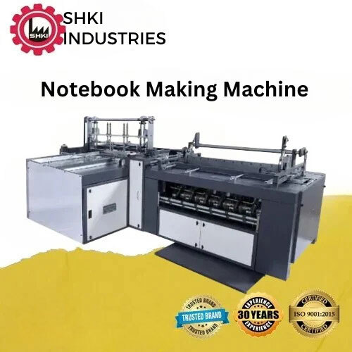 Fully Automatic Notebook Making Machine - Material: Mild Steel
