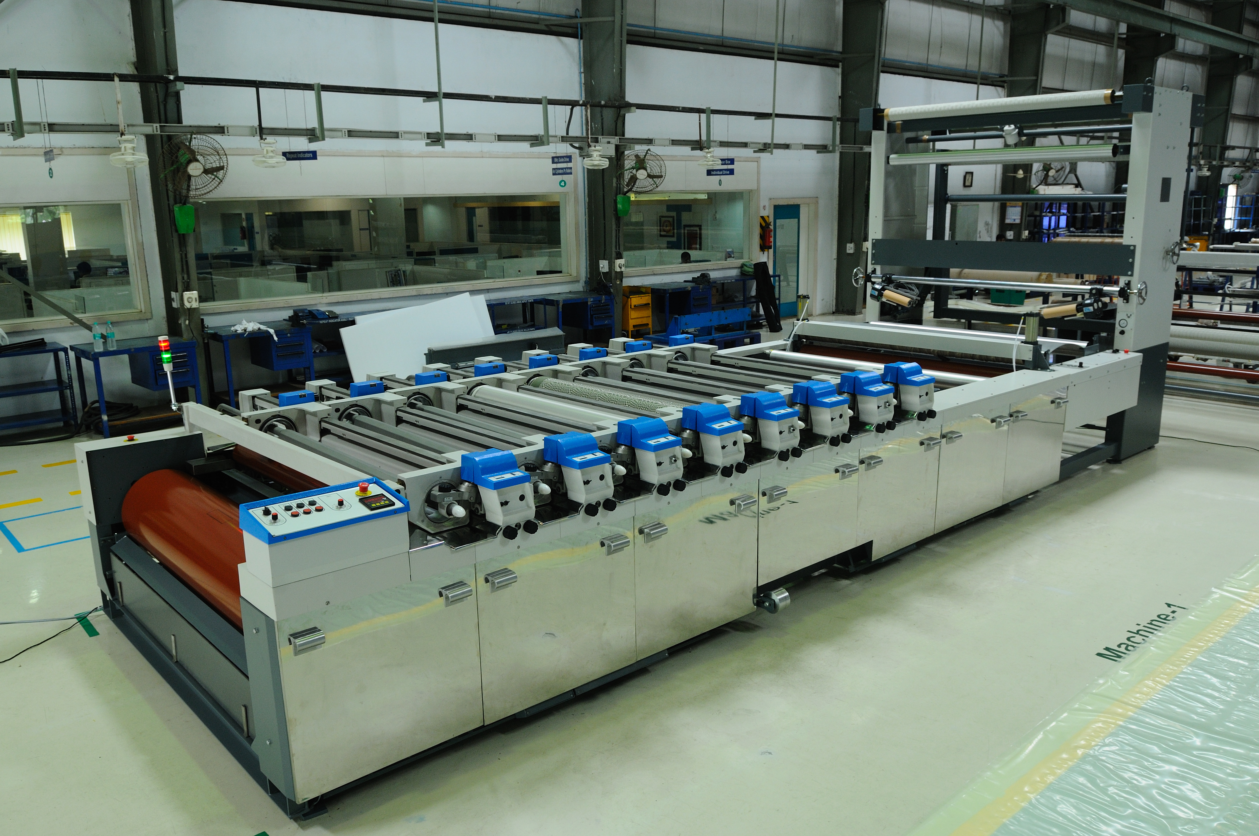 Fully Automatic Rotary Screen Textile Printing Machine Teak - Printing Speed: 80 M/m