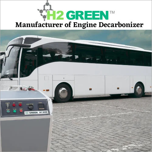 White Bus Engine Decarbonising Machine