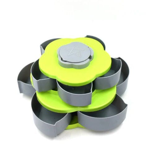 Green Maitri Double Layer Rotary Storage Box