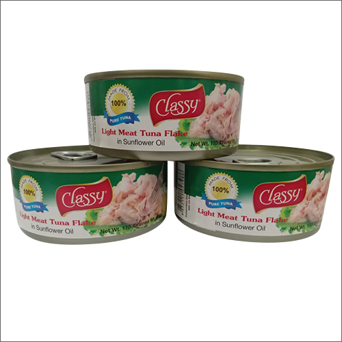 170G Classy Light Meat Tuna Flakes In Sunflower Oil Grade: Food Grade