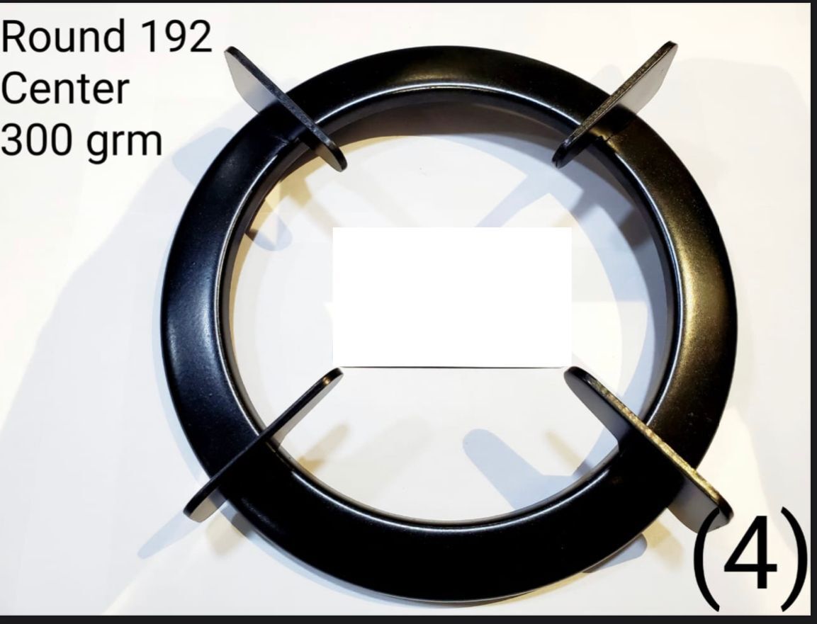 C.d Pansupport - Cast Iron, 180mm Diameter, Black Color | Durable, Heat Resistant, Rust Proof, Stable Design, Easy Install