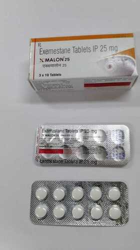 EXEMESTANE 25 MG - 25mg Dosage, White Tablet in Blister Pack | Effective Hormone Therapy for Breast Cancer, Easy to Use