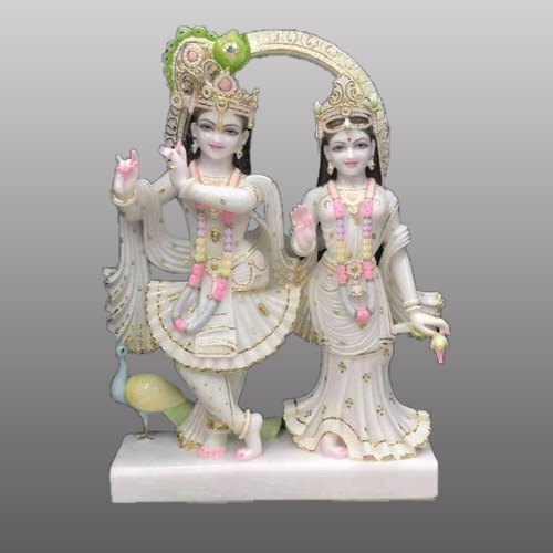 टिकाऊ जुगल राधा कृष्ण प्रतिमा