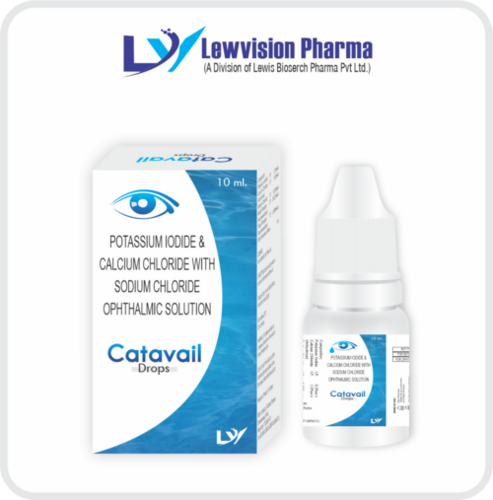 पोटेशियम आयोडाइड कैल्शियम क्लोराइड सोडियम क्लोराइड के साथ नेत्र संबंधी समाधान