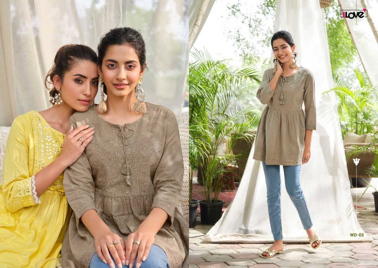 Designer Tops - Cotton Fabric, Sizes M & L | Thread Embroidery, Light And Breezy Style For Daily Wear
