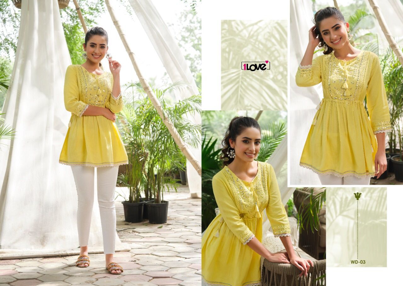 Designer Tops - Cotton Fabric, Sizes M & L | Thread Embroidery, Light And Breezy Style For Daily Wear