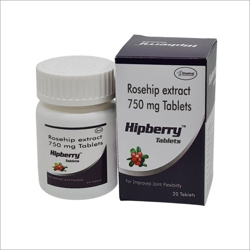 हर्बल उत्पाद रोज़शिप एक्सट्रैक्ट 750mg टैबलेट