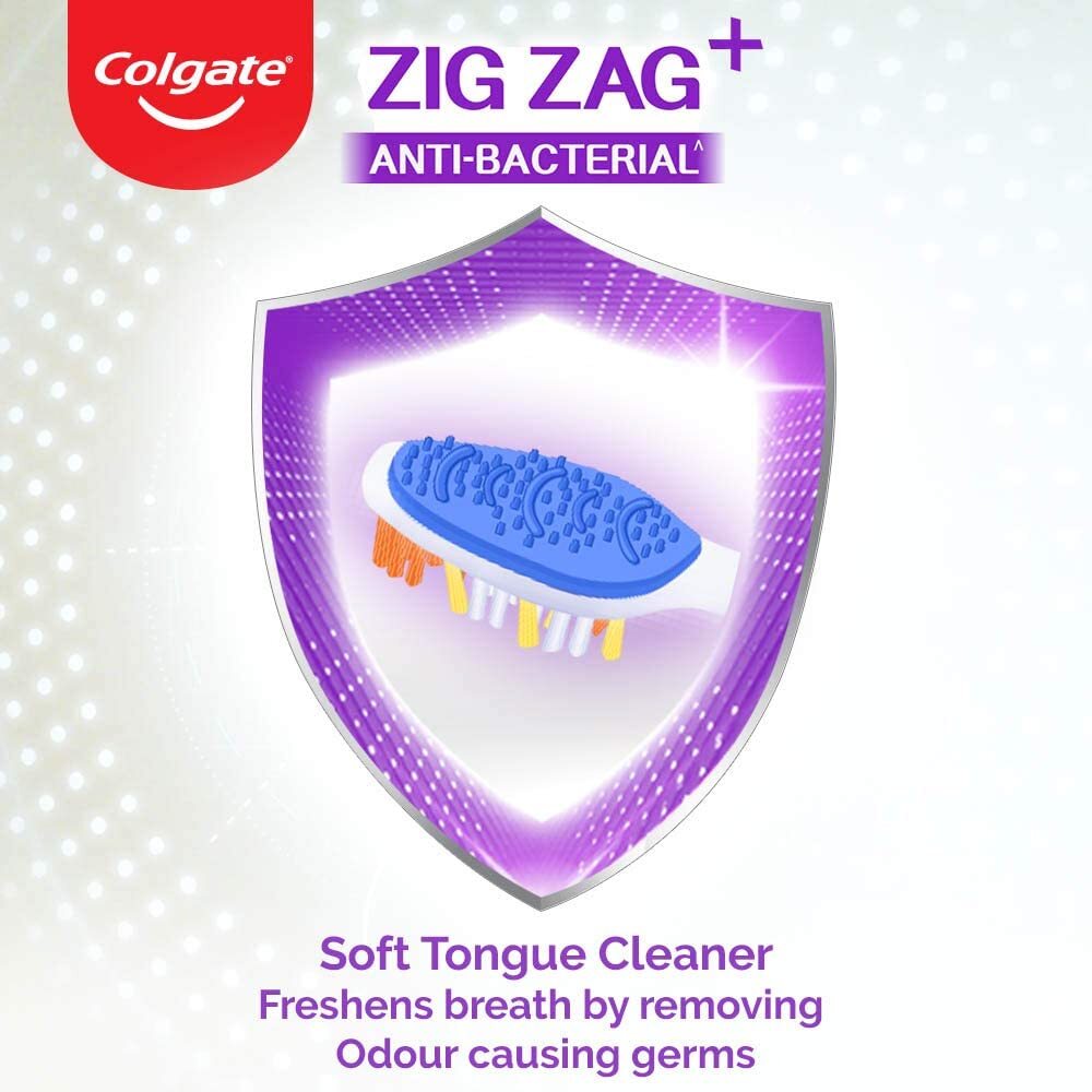 Na Colgate Zigzag Soft Bristle Toothbrush  6 Pcs