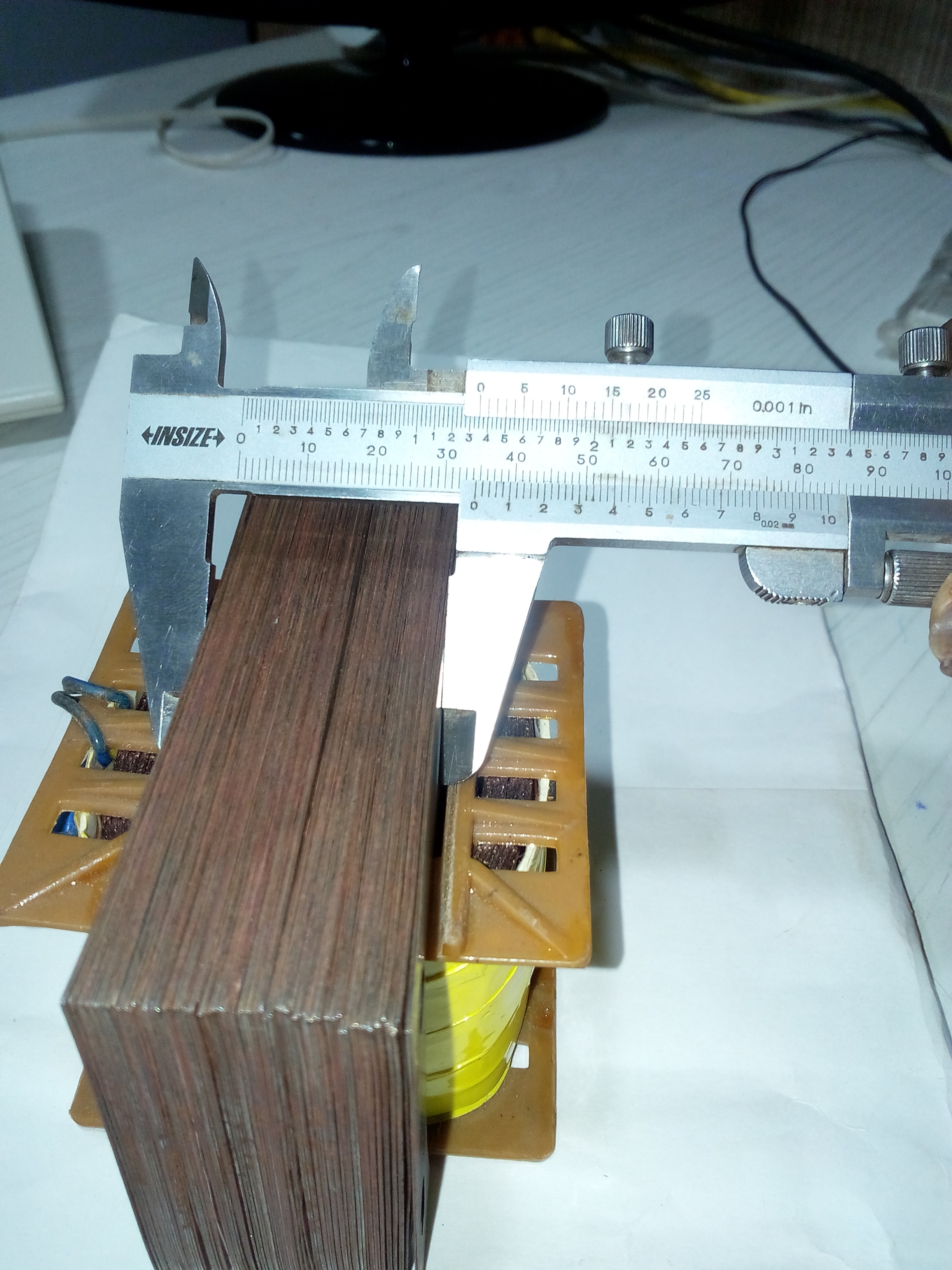 Vibrating Coil - Mild Steel, 230 Vac, Yellow | 3 Mm Thread Thickness, 16ei Lamination For Pneumatic And Electronic Industries