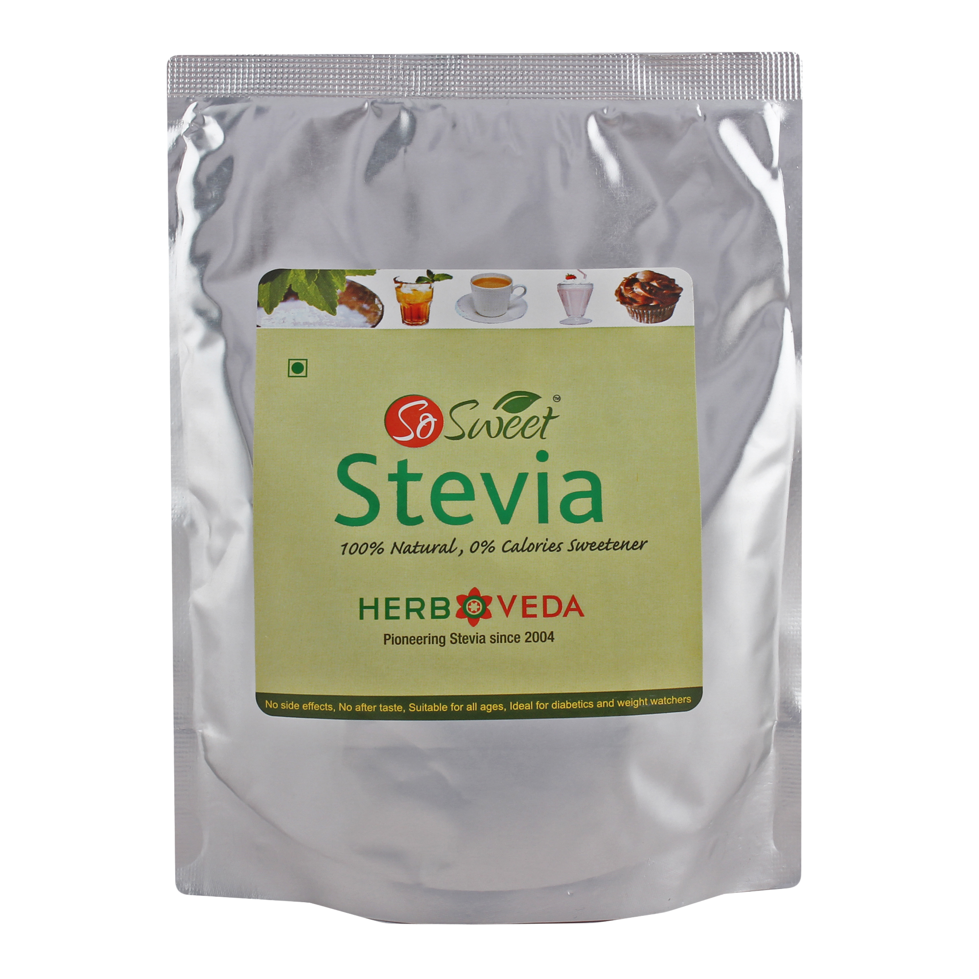 So Sweet Stevia Powder 250 Gm - 100% Pure White Crystal Sugar Substitute | Sugar Free, Zero Calories, Ideal For Diabetics & Weight Watchers