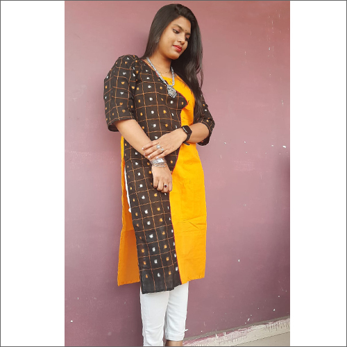 Multicolor Cotton Sambalpuri Kurti