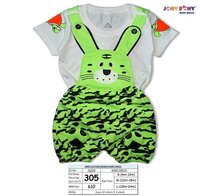 होज़री कॉटन टीशर्ट प्रिंटेड डूंगरी सेट